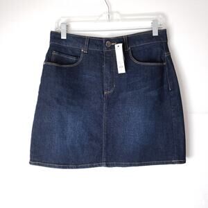 NWT Harper Denim Mini A Line Skirt Size Medium